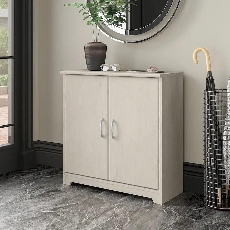 Cabot Small Entryway Cabinet with Doors by Bush Furniture