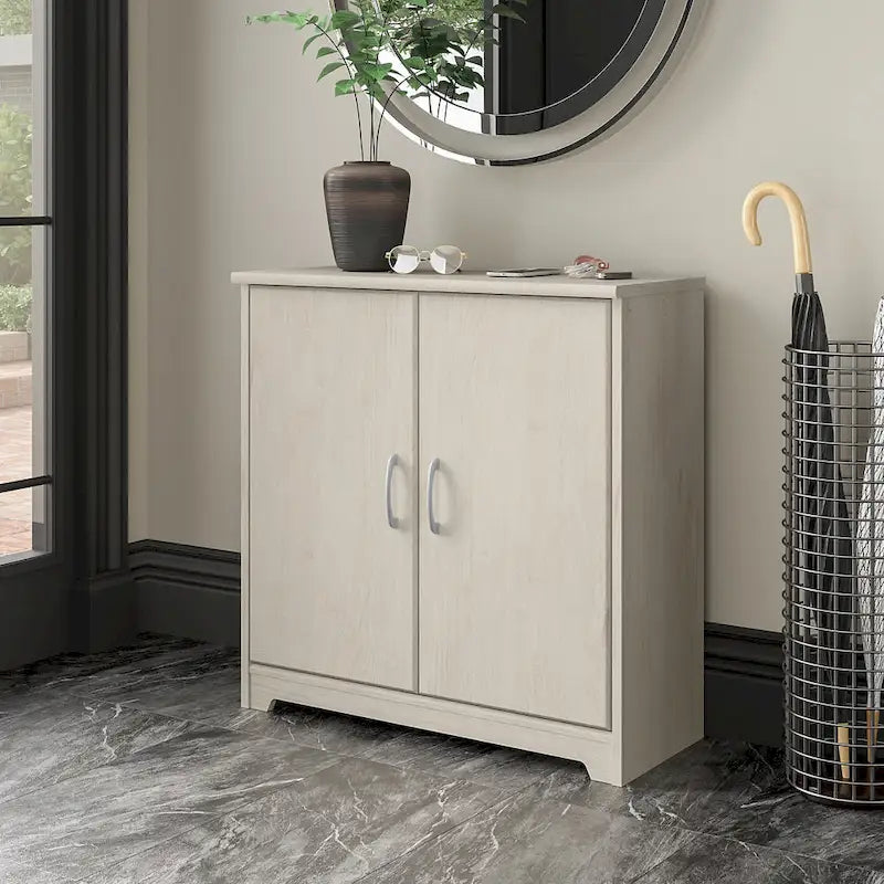 Cabot Small Entryway Cabinet with Doors by Bush Furniture