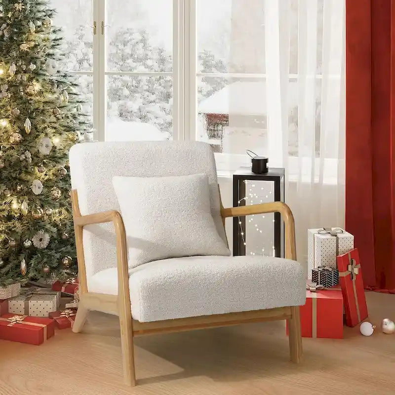 AECOJOY Mid Century Modern Living Room Reading Comfy Lounge Chairs