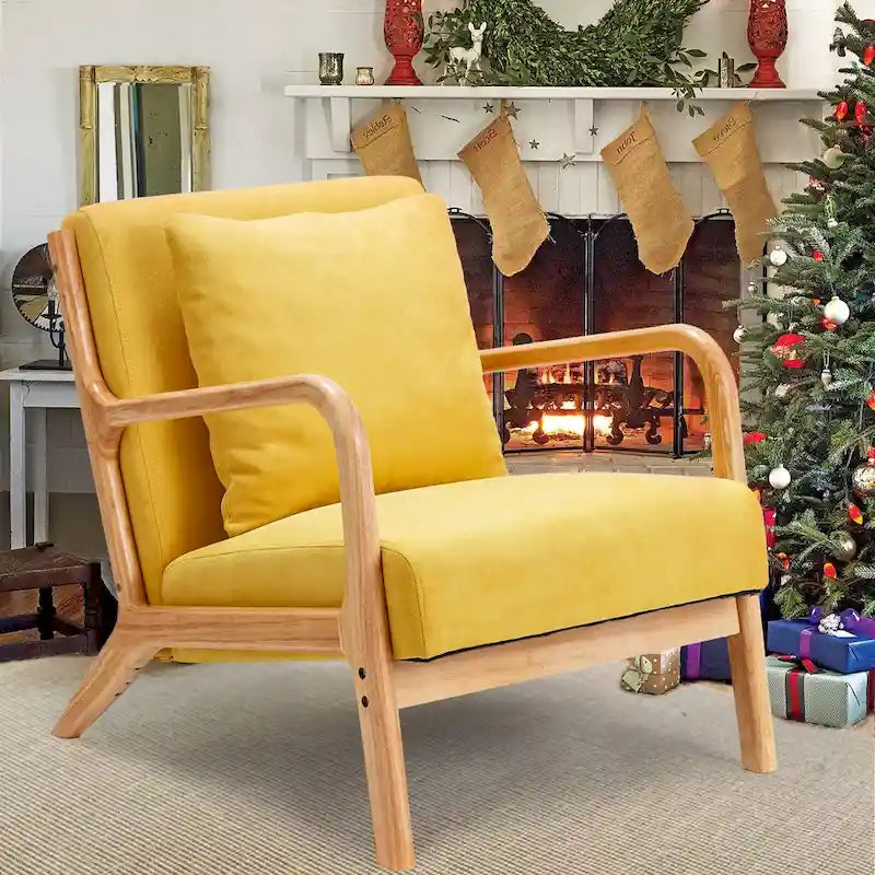 AECOJOY Mid Century Modern Living Room Reading Comfy Lounge Chairs
