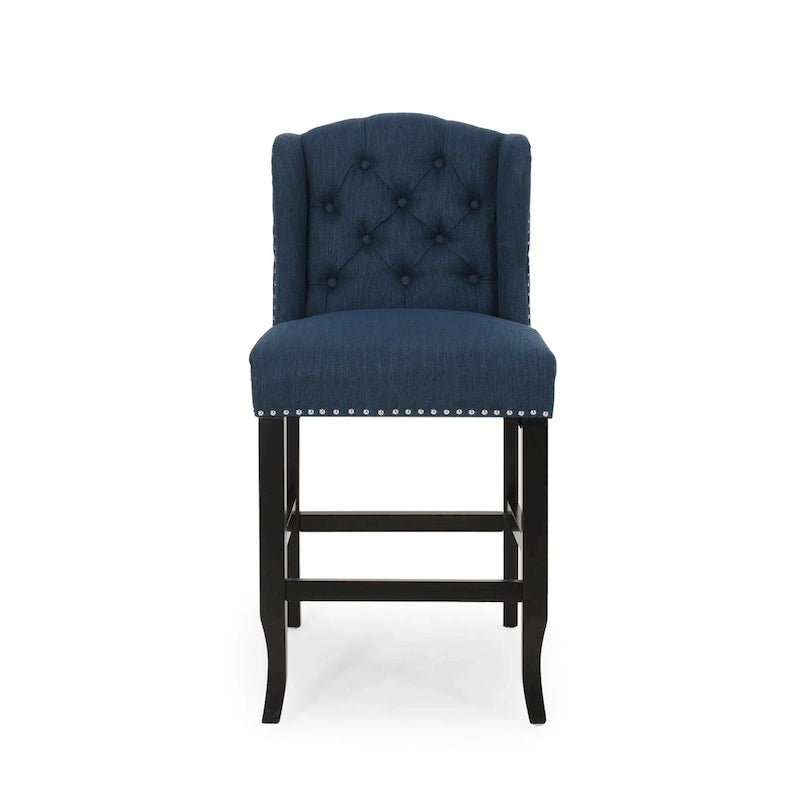 Foxcroft Wingback Counter Stool (Set of 2) by Christopher Knight Home