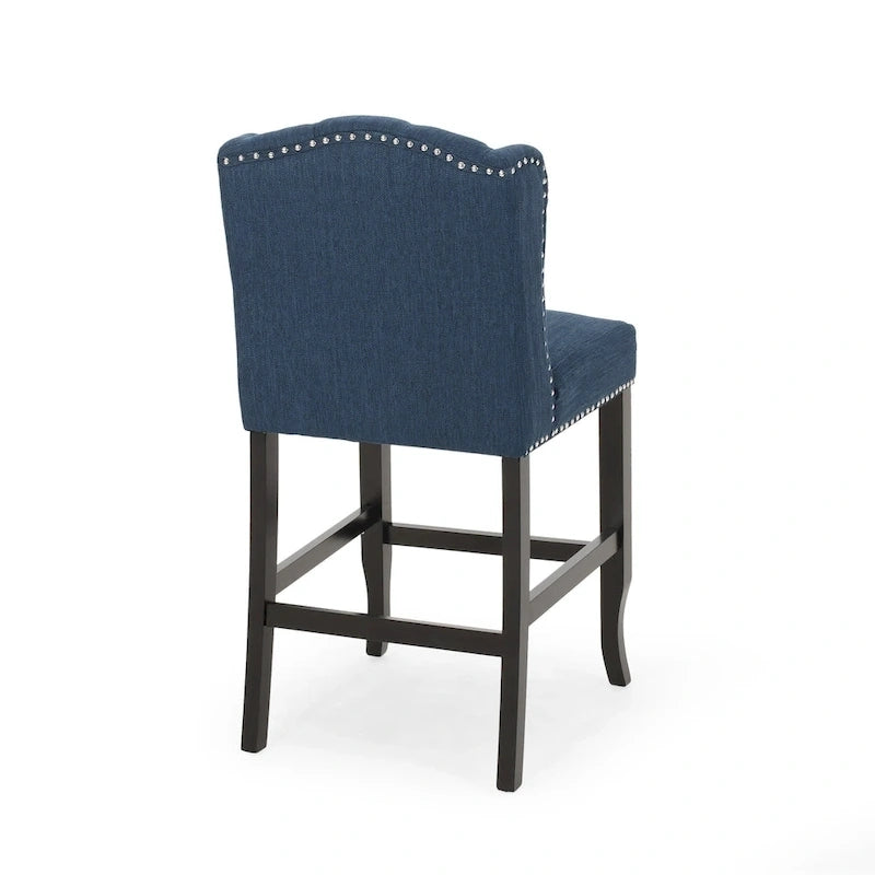 Foxcroft Wingback Counter Stool (Set of 2) by Christopher Knight Home