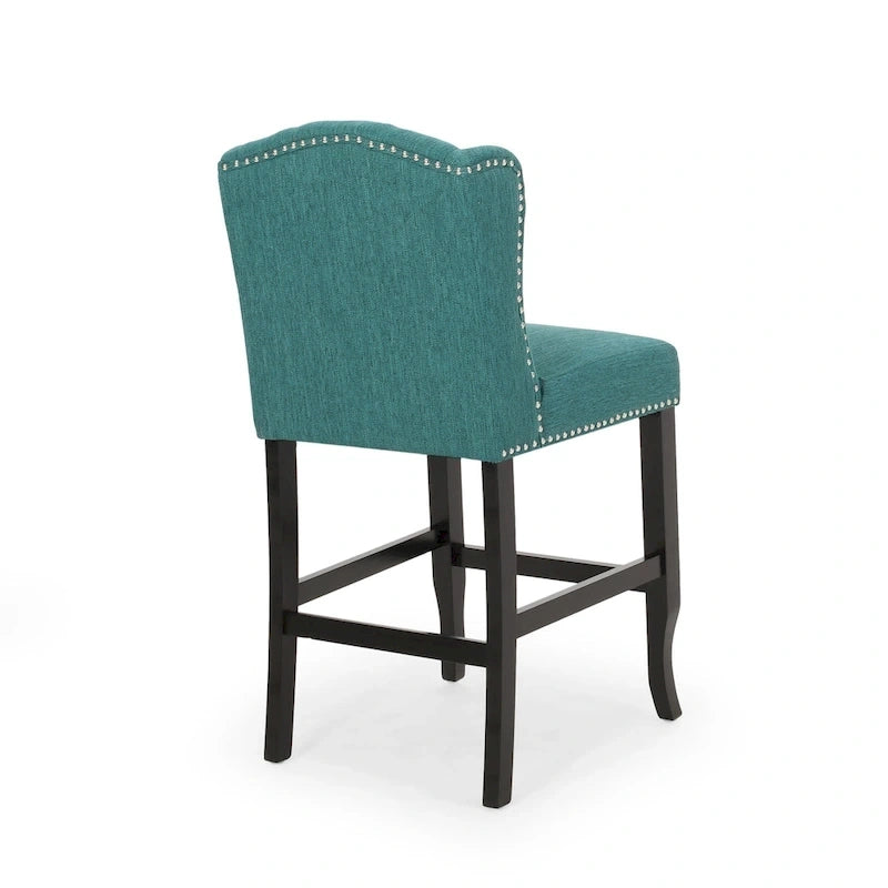 Foxcroft Wingback Counter Stool (Set of 2) by Christopher Knight Home