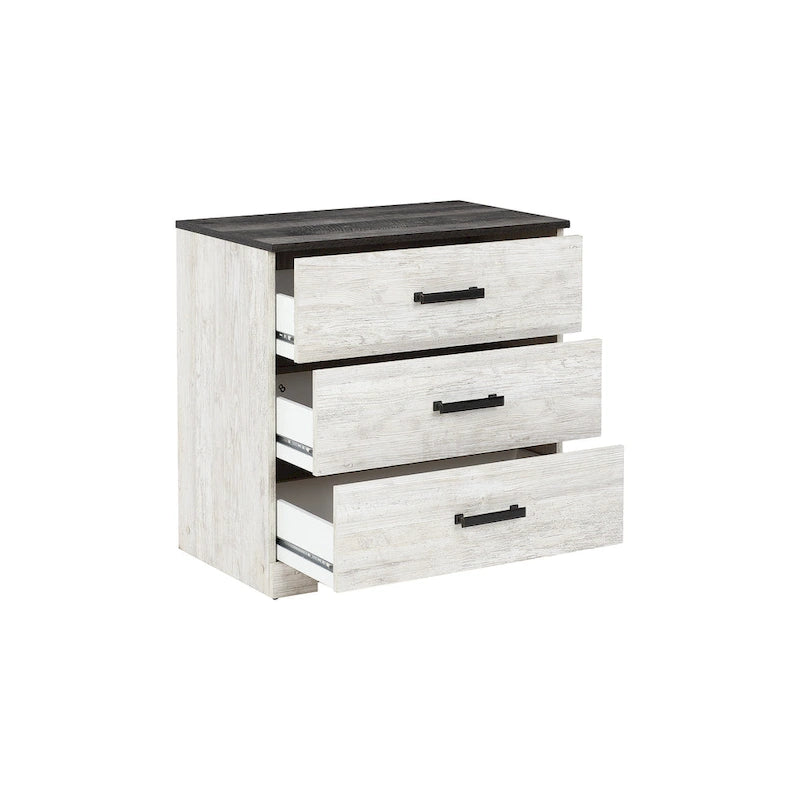 Contrasting Woodgrain Chest of Drawers with Multi-Tone Finish & Ample Storage