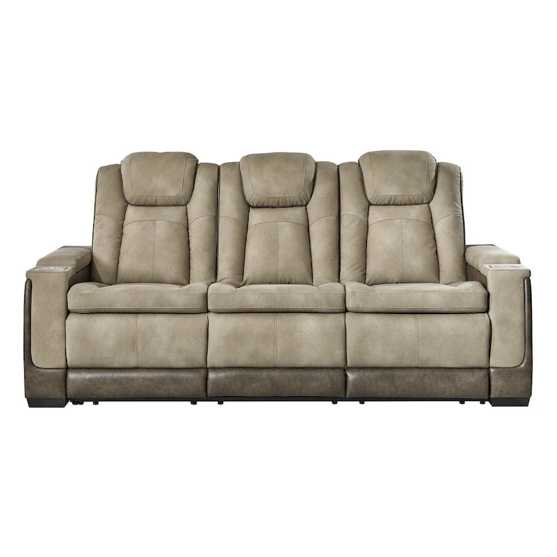 Next-Gen Power Recliner Sofa with Adjustable Headrest & Premium Upholstery