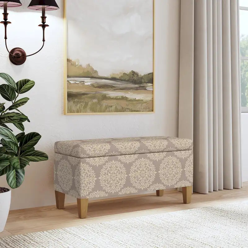 Porch & Den Minna Decorative Storage Bench
