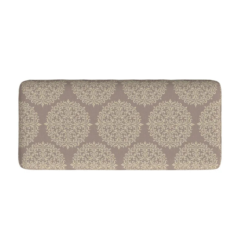 Decorative Upholstered Storage Bench with Tufted Top & Solid Wood Legs