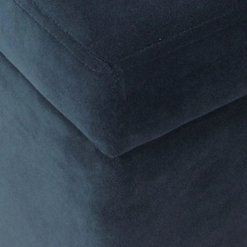 Decorative Upholstered Storage Bench with Tufted Top & Solid Wood Legs