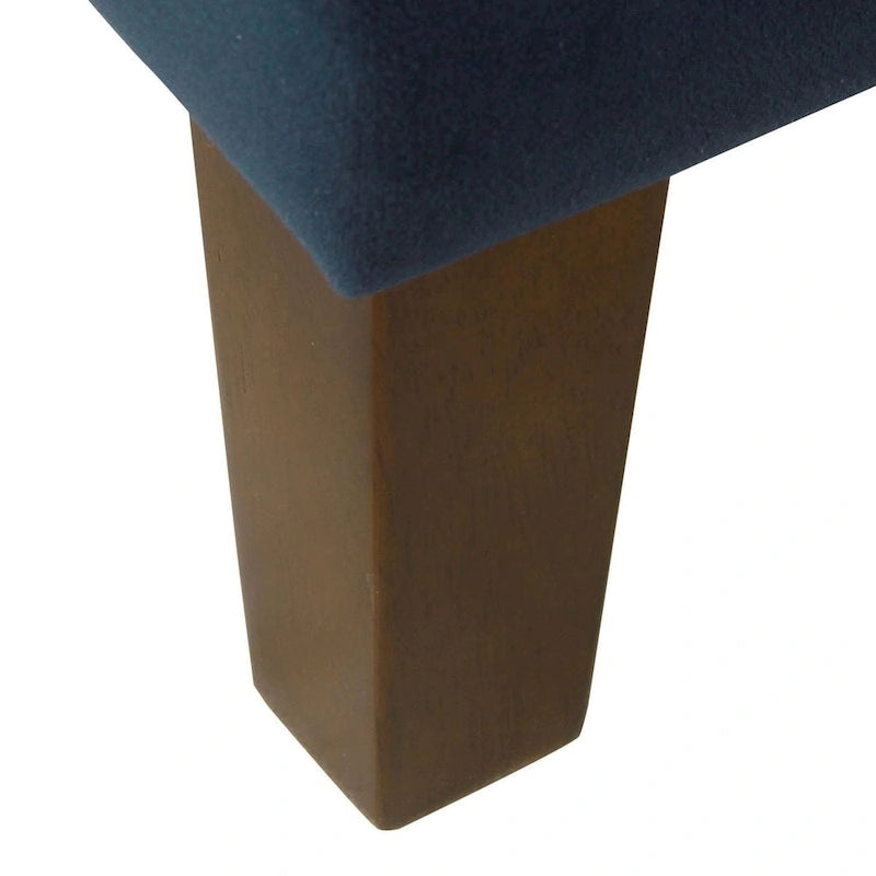 Decorative Upholstered Storage Bench with Tufted Top & Solid Wood Legs