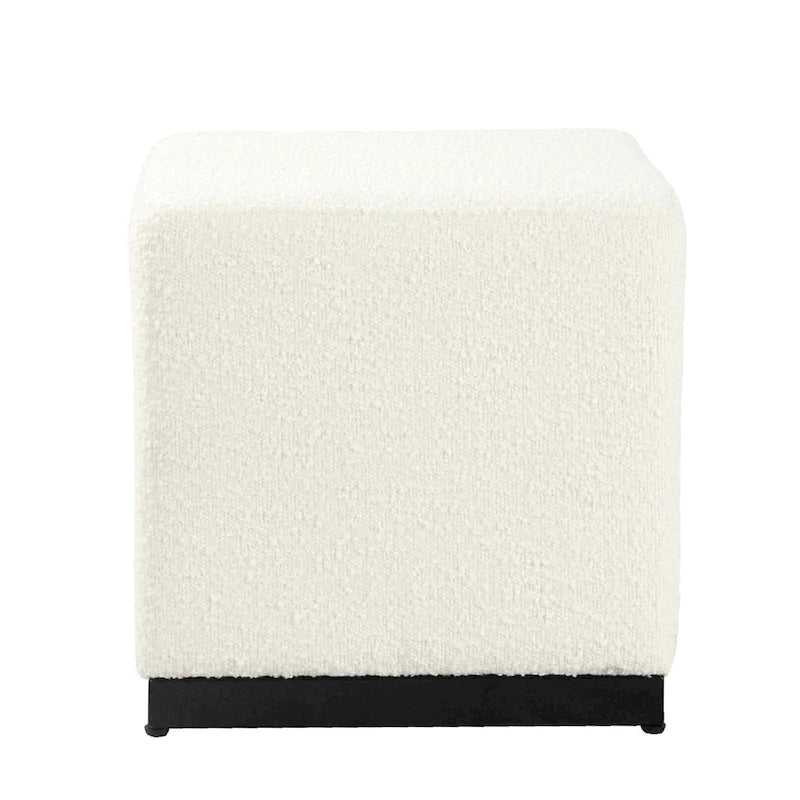 HomePop Modern Cube Ottoman