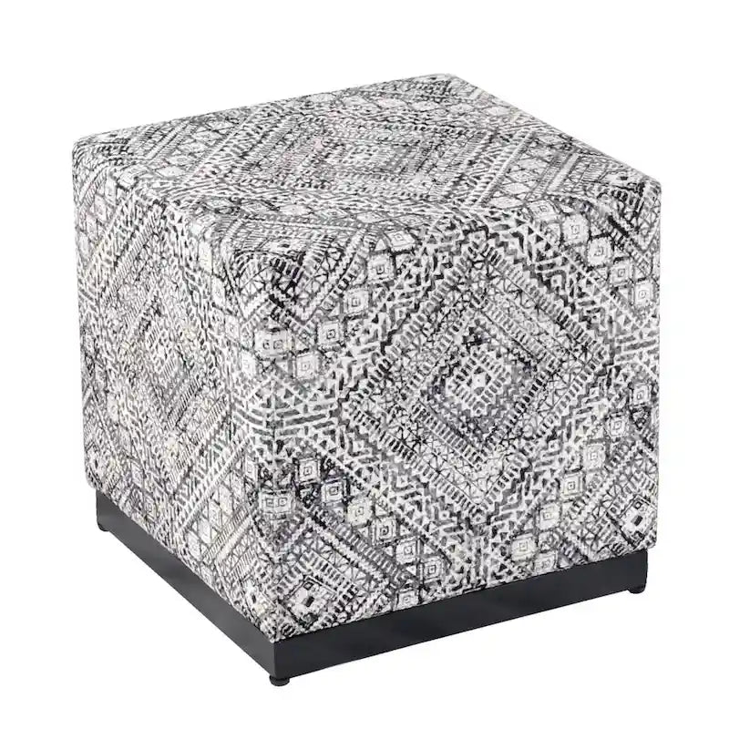 HomePop Modern Cube Ottoman