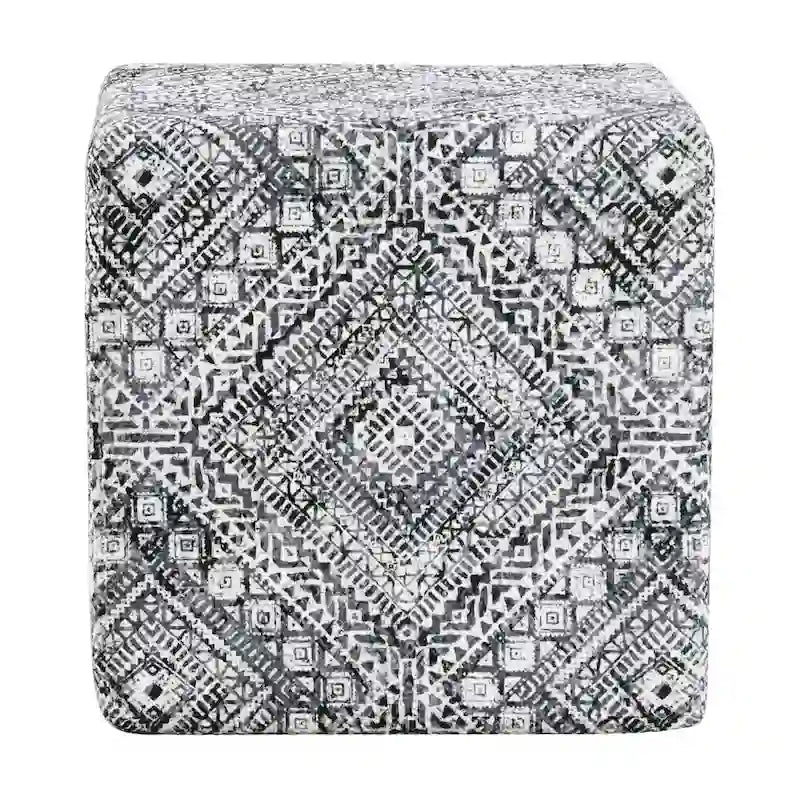 HomePop Modern Cube Ottoman