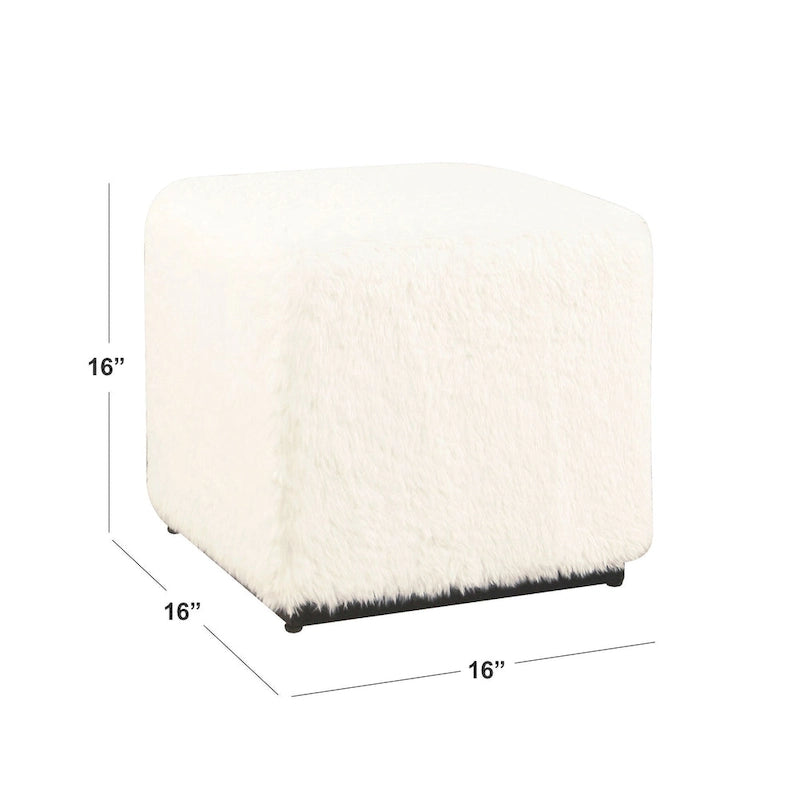 HomePop Modern Cube Ottoman