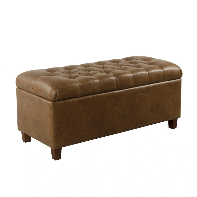 Copper Grove Caluire Button Tufted Storage Bench