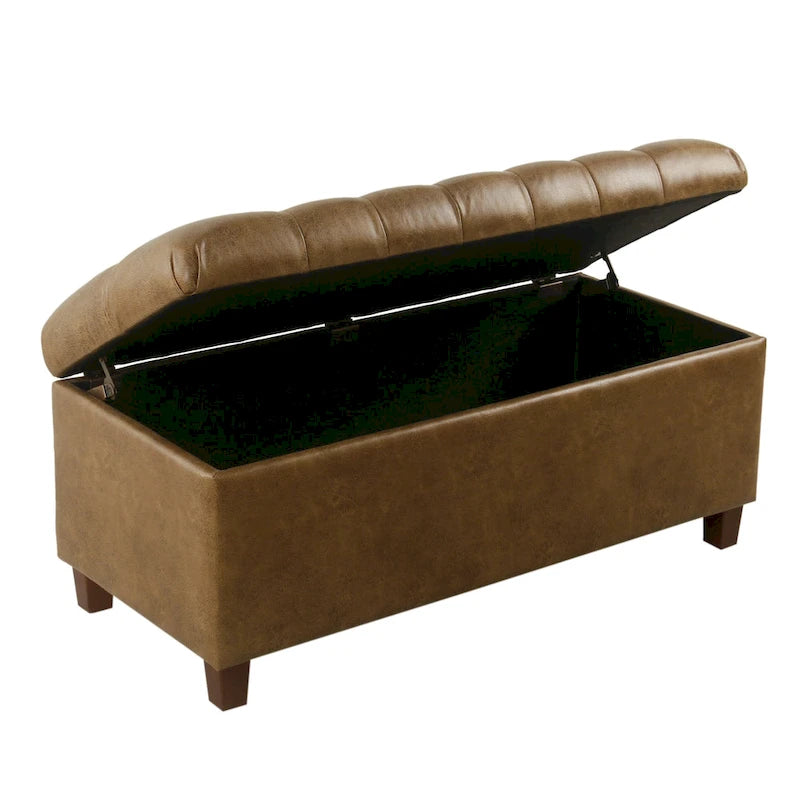 Copper Grove Caluire Button Tufted Storage Bench
