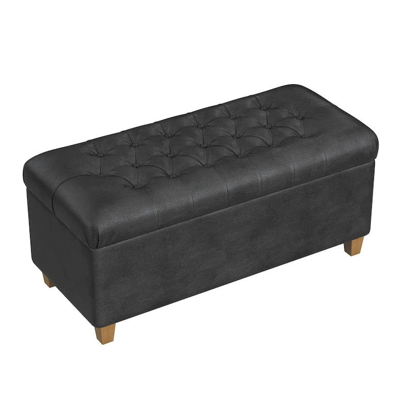 Copper Grove Caluire Button Tufted Storage Bench