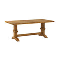 Eleanor Two-tone Solid Wood Top Dining Table by iNSPIRE Q Classic