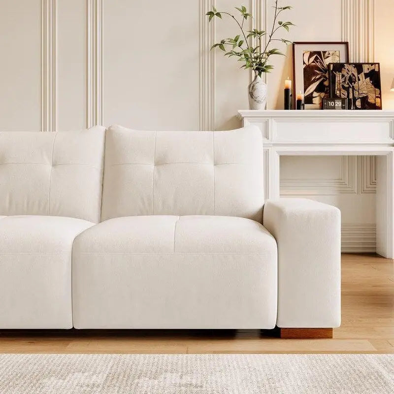 89 Modern Couch With Waterproof and cat scratch resistant fabric