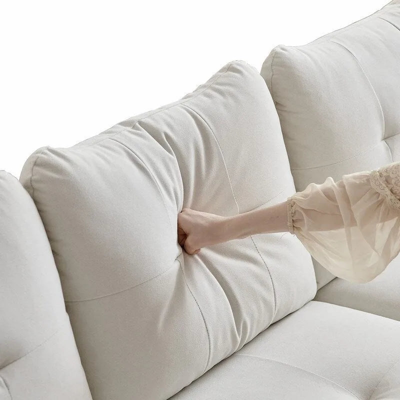 89 Modern Couch With Waterproof and cat scratch resistant fabric