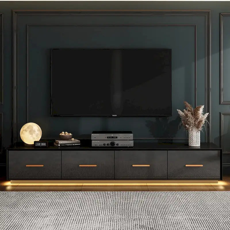 Your Space Our Sleek Floating Entertainment Unit Style Meets Function - 70.9
