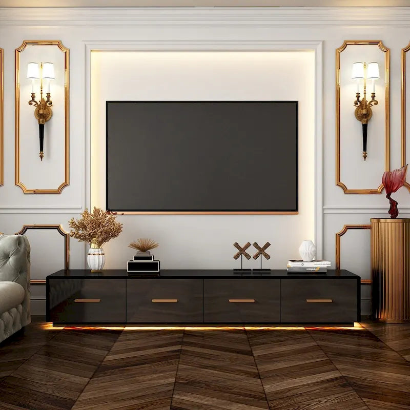 Your Space Our Sleek Floating Entertainment Unit Style Meets Function - 70.9