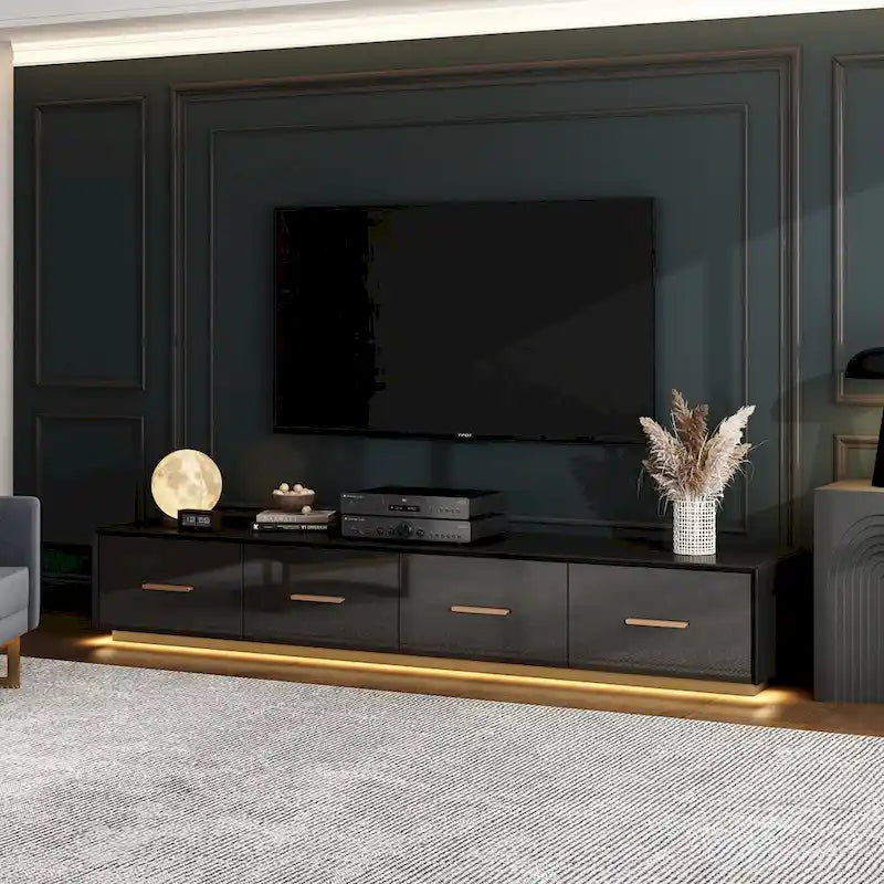 Your Space Our Sleek Floating Entertainment Unit Style Meets Function - 70.9