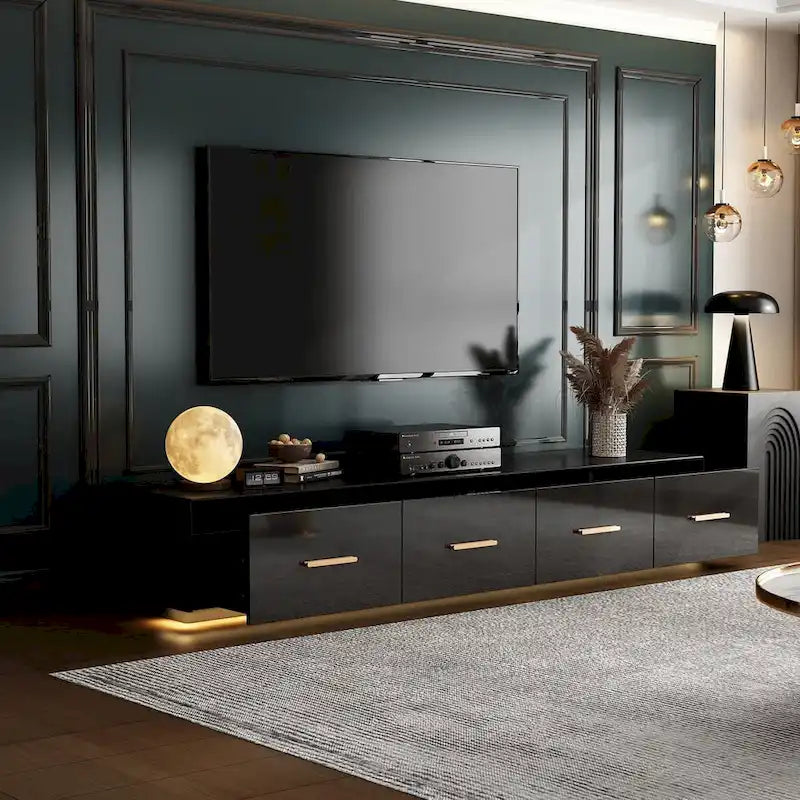 Your Space Our Sleek Floating Entertainment Unit Style Meets Function - 70.9