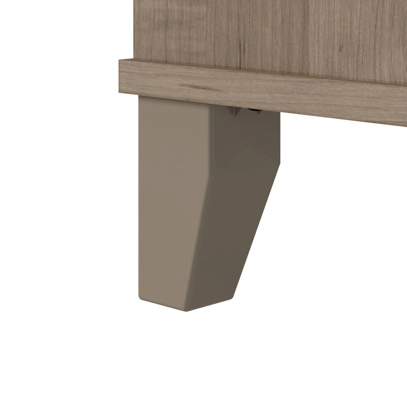 Small Storage Cabinet with Doors & Shelves, Adjustable Interior & Wall-Mountable