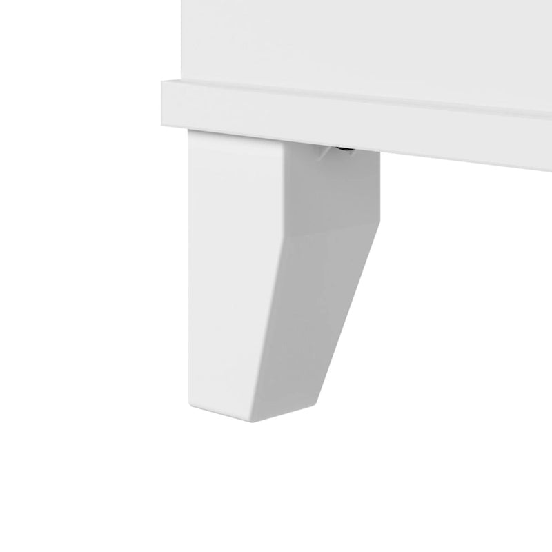 Small Storage Cabinet with Doors & Shelves, Adjustable Interior & Wall-Mountable